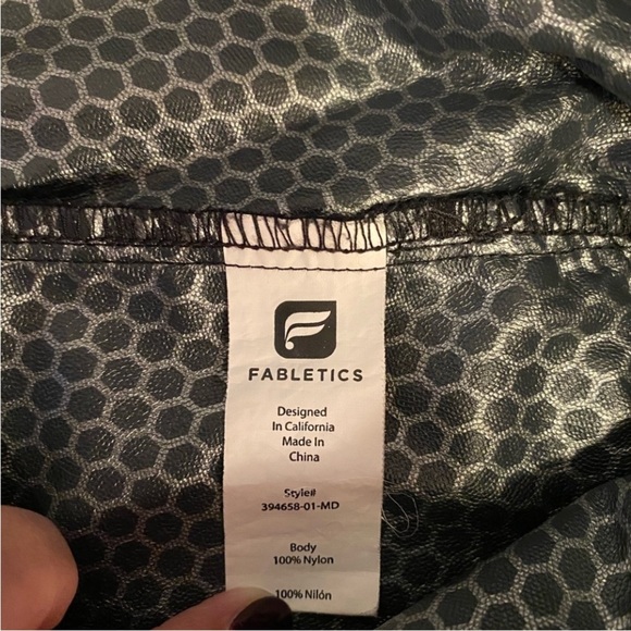 Fabletics Lightweight Corbet Zip Up Black Soft Shell Jacket Women’s Size M - Picture 5 of 14